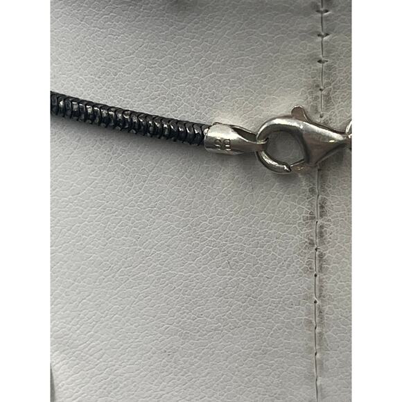 Sterling Silver Vintage Fire Opal Pendant Brooch Necklace Hecho En Mexico 22g - Picture 11 of 15